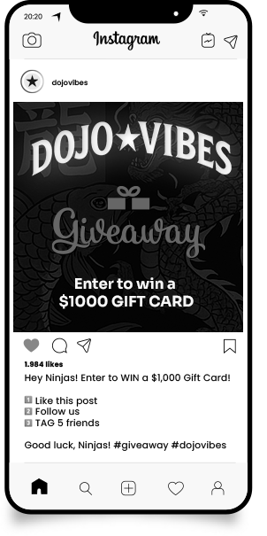 Like and Tag Giveaway